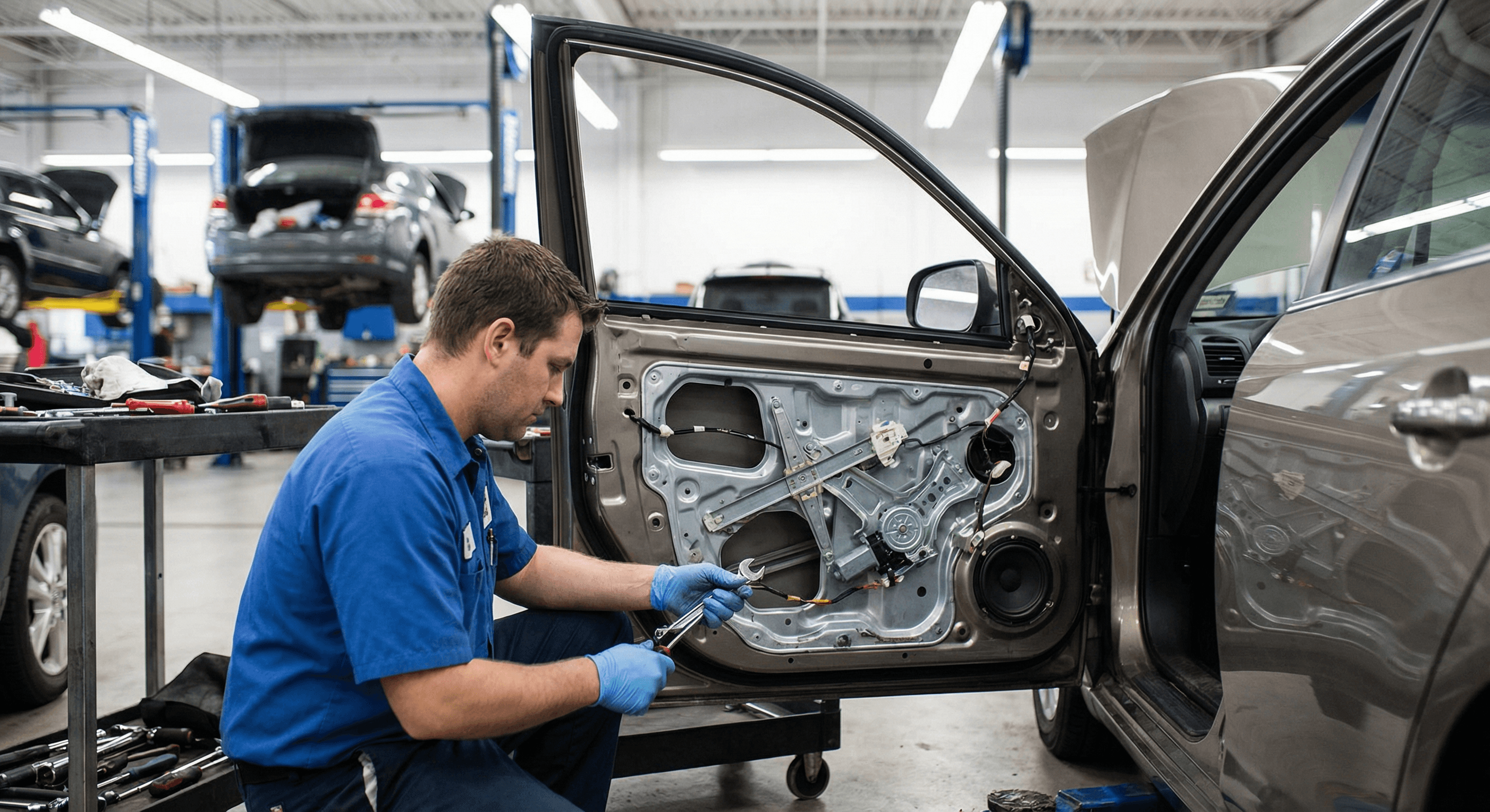 Professional power window repair service