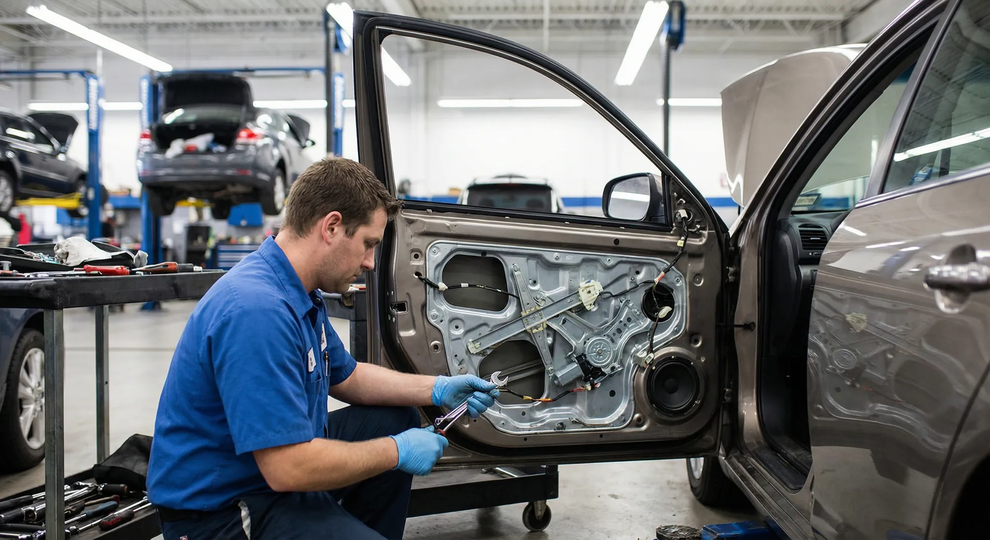 Professional power window repair service