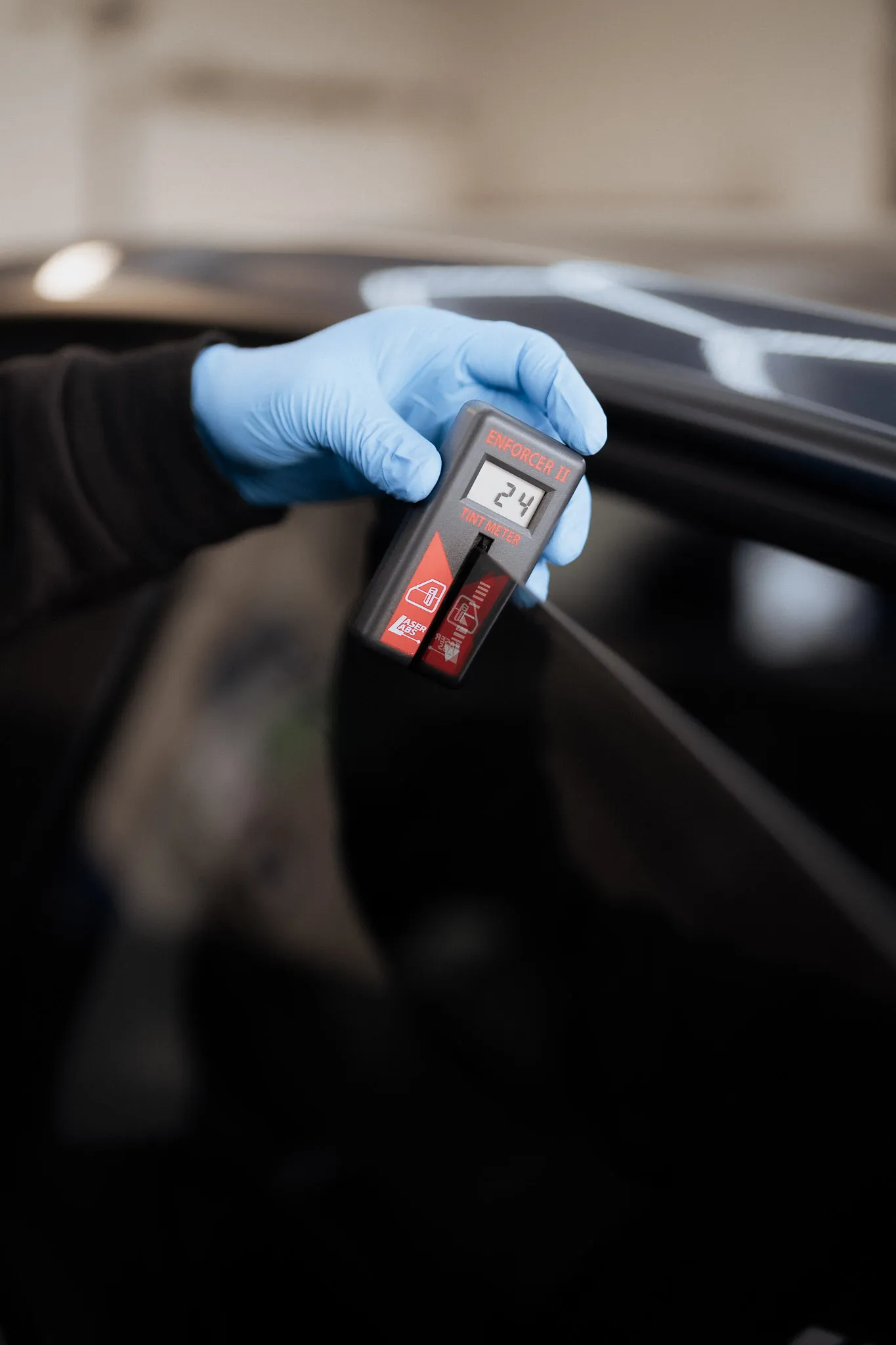 Tinting quality inspection